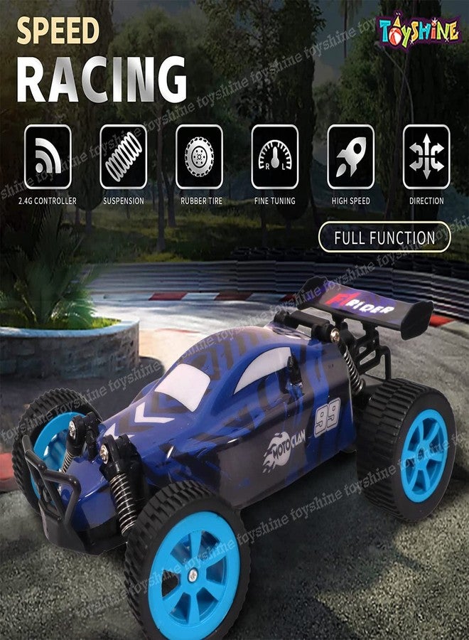 توي شاين سيارة توي شاين موتو كلون إف 1 رايدر للتحكم عن بعد، نظام 2.4 جيجاهرتز، مقياس 1:18، نظام تعليق فعال - أزرق - Image 2